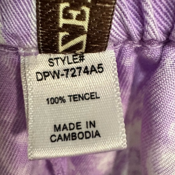 Zenana Outfitters Lavender Tencel High Waist Shorts - Picture 4 of 7